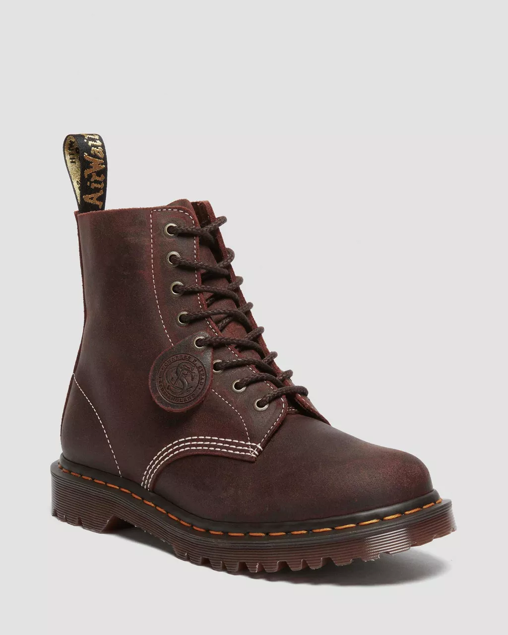 1460 Made in England Wax Commander Lace Up Boots - Image 3