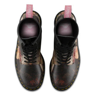 1460 Power Rose Cristal Suede Boots - Image 6