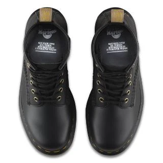 1460 Vegan Black Felix Rub Off Boot - Image 6