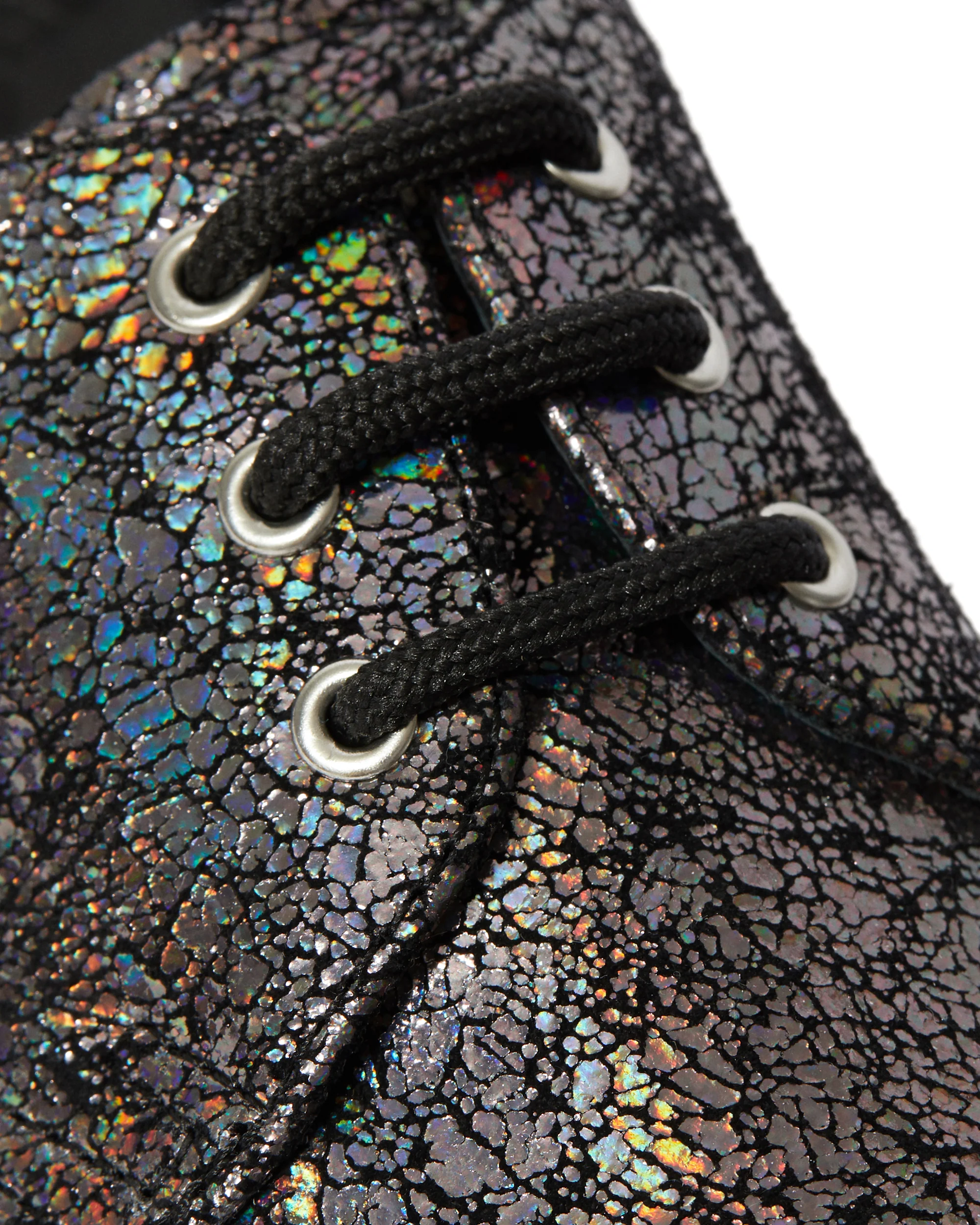 1461 Gunmetal Iridescent Crackle Oxford - Image 6