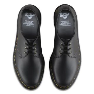 Vegan 1461 Black Felix Rub Off Oxford - Image 3