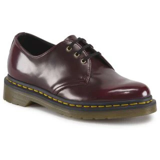 Vegan 1461 Cherry Red Cambridge Brush Oxford - Image 6