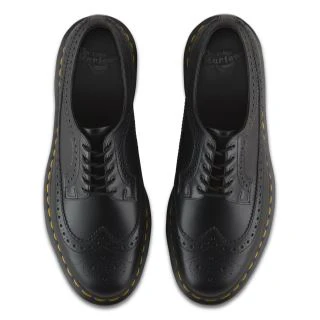 3989 Black Smooth Yellow Stitch Oxford - Image 4