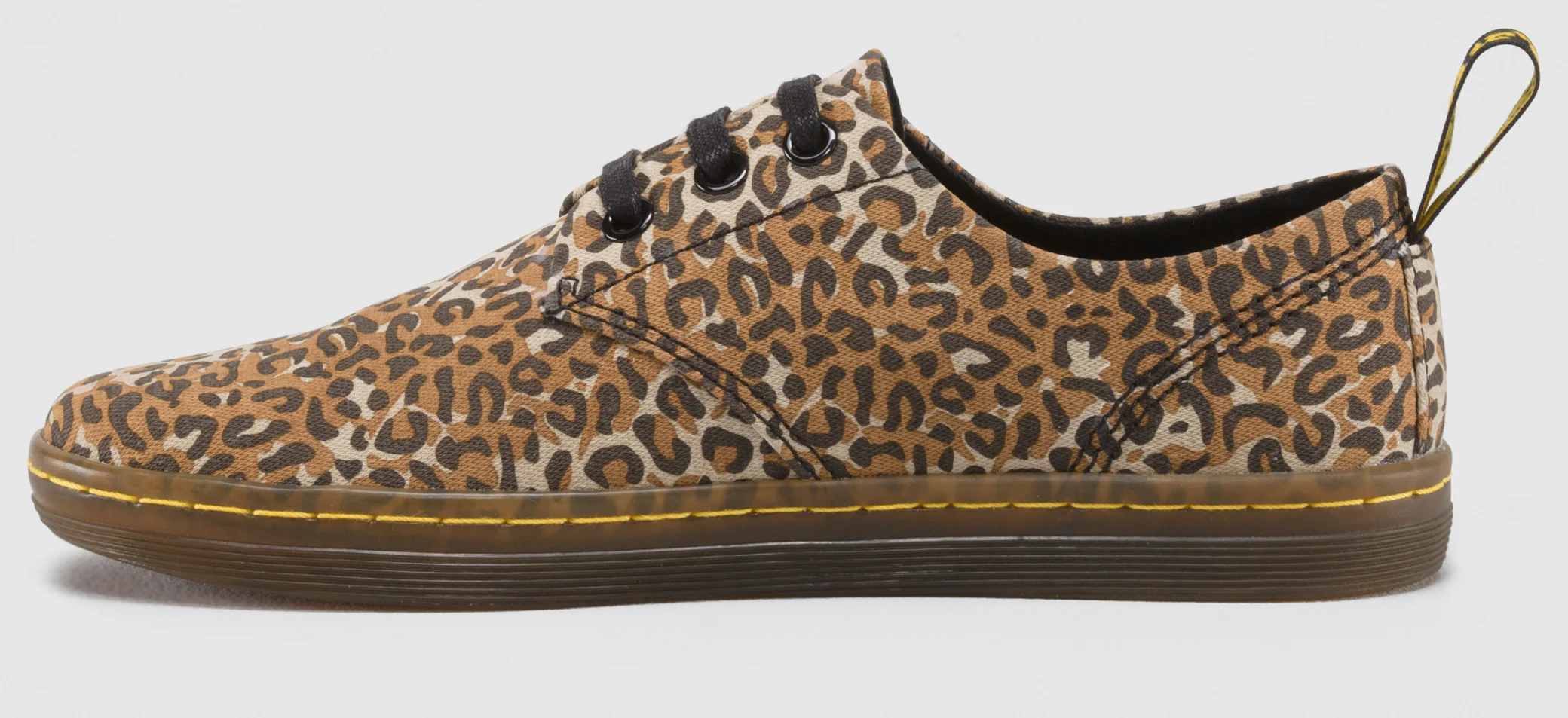 ALDGATE LEOPARD FINE CANVAS SHOE - Image 4