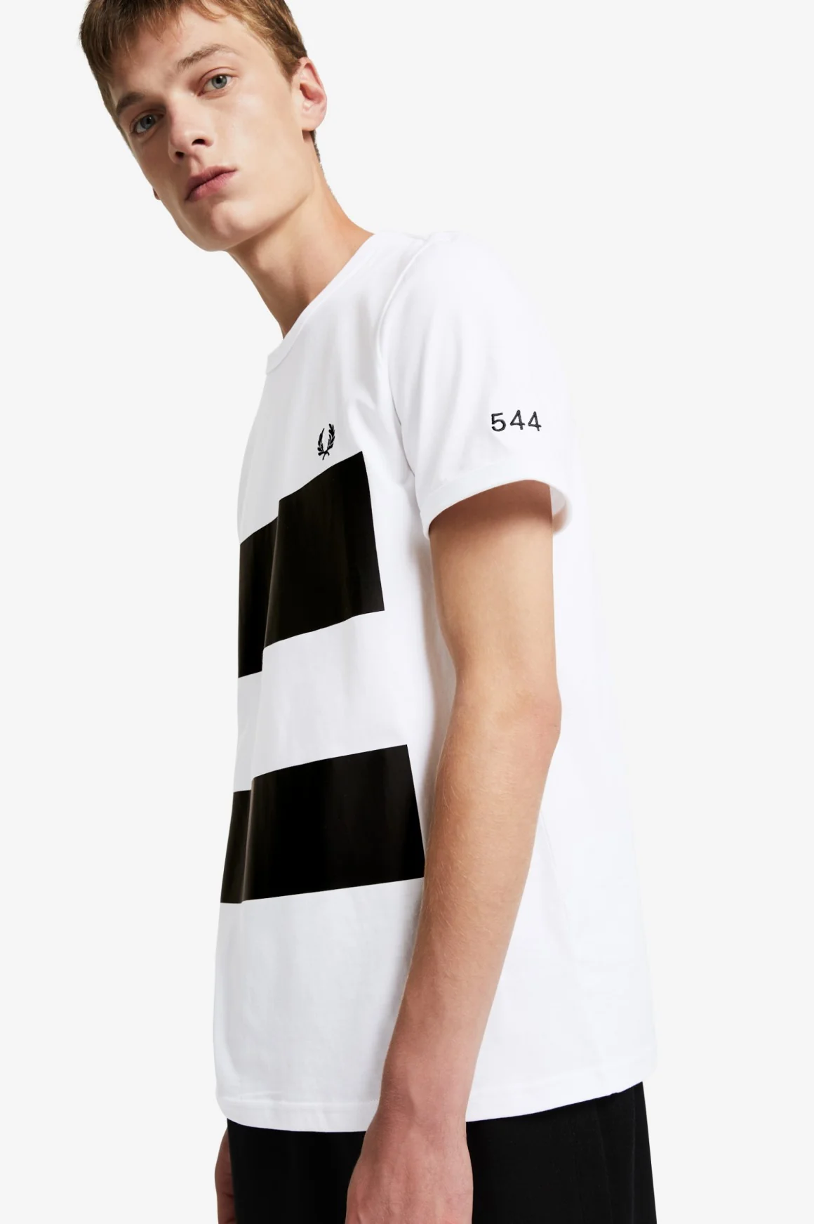 Fred Perry X Made Thought Transfer Print T-Shirt - Image 5