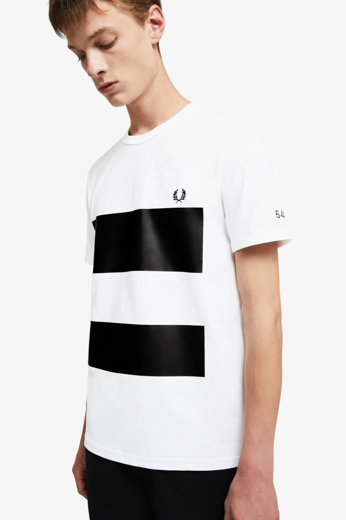Fred Perry X Made Thought Transfer Print T-Shirt - Image 6