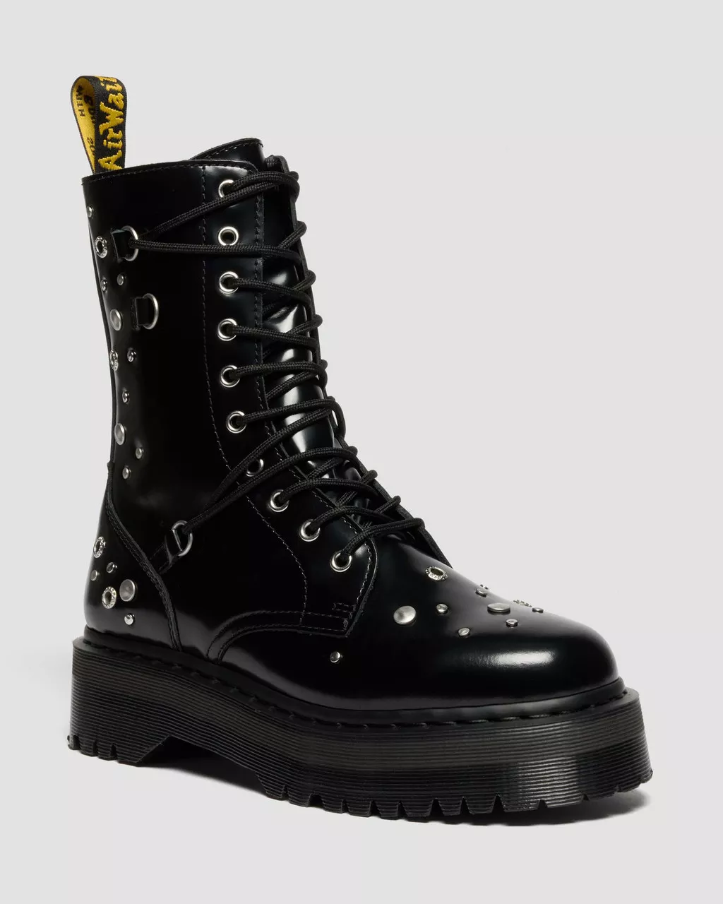 JADON HI STUDDED BUTTERO LEATHER PLATFORM BOOTS - Image 3