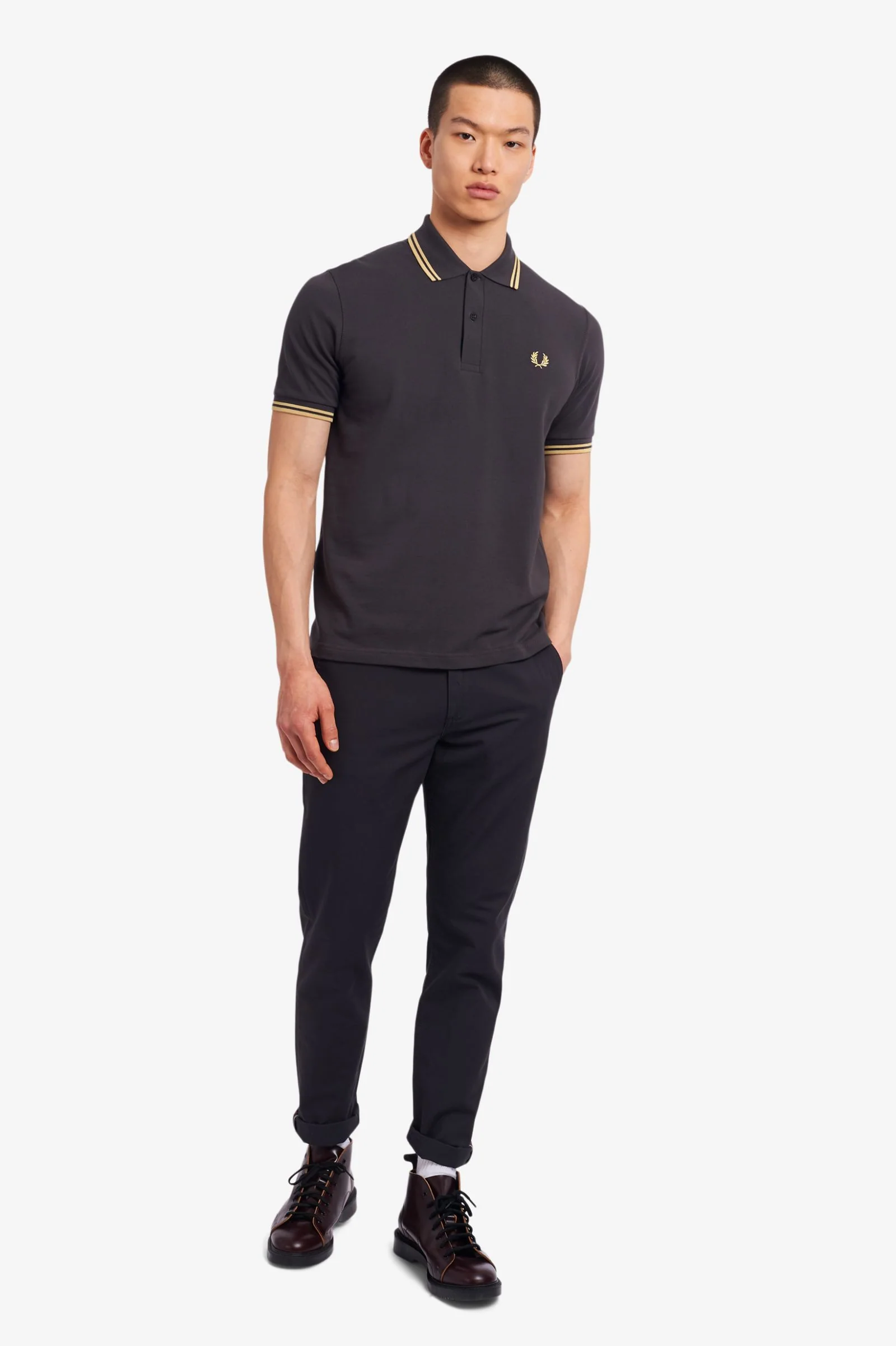 M12 TWIN TIPPED FRED PERRY SHIRT - Image 4