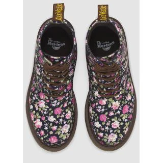 Page Black Rose Canvas Boots - Image 5