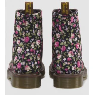 Page Black Rose Canvas Boots - Image 7