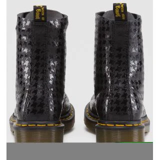 Pina Black+ Black Hi Shine Houndstooth Printed Sofy T Boots - Image 7