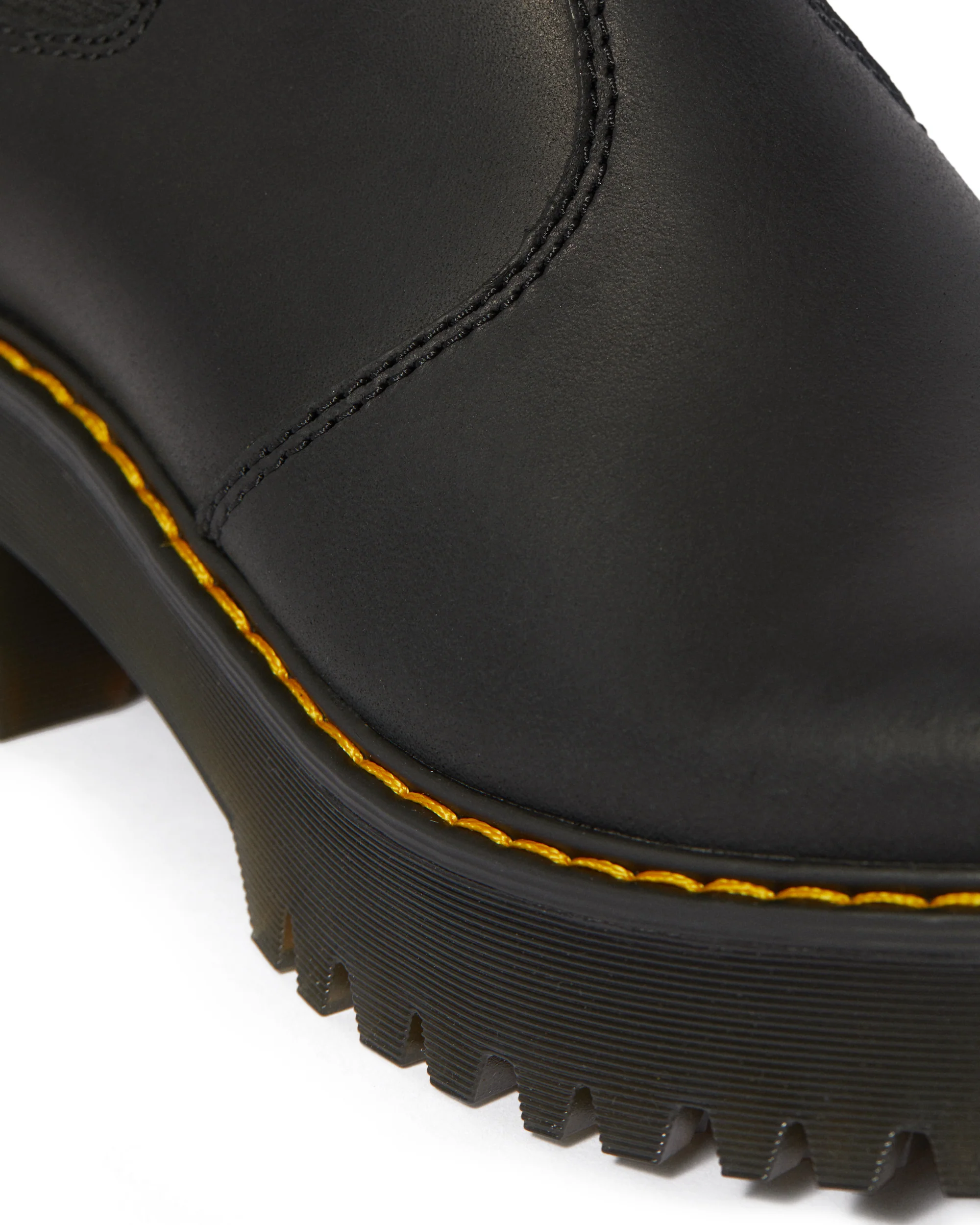 ROMETTY BLACK BURNISHED WYOMING PLATFORM CHELSEA BOOT - Image 6