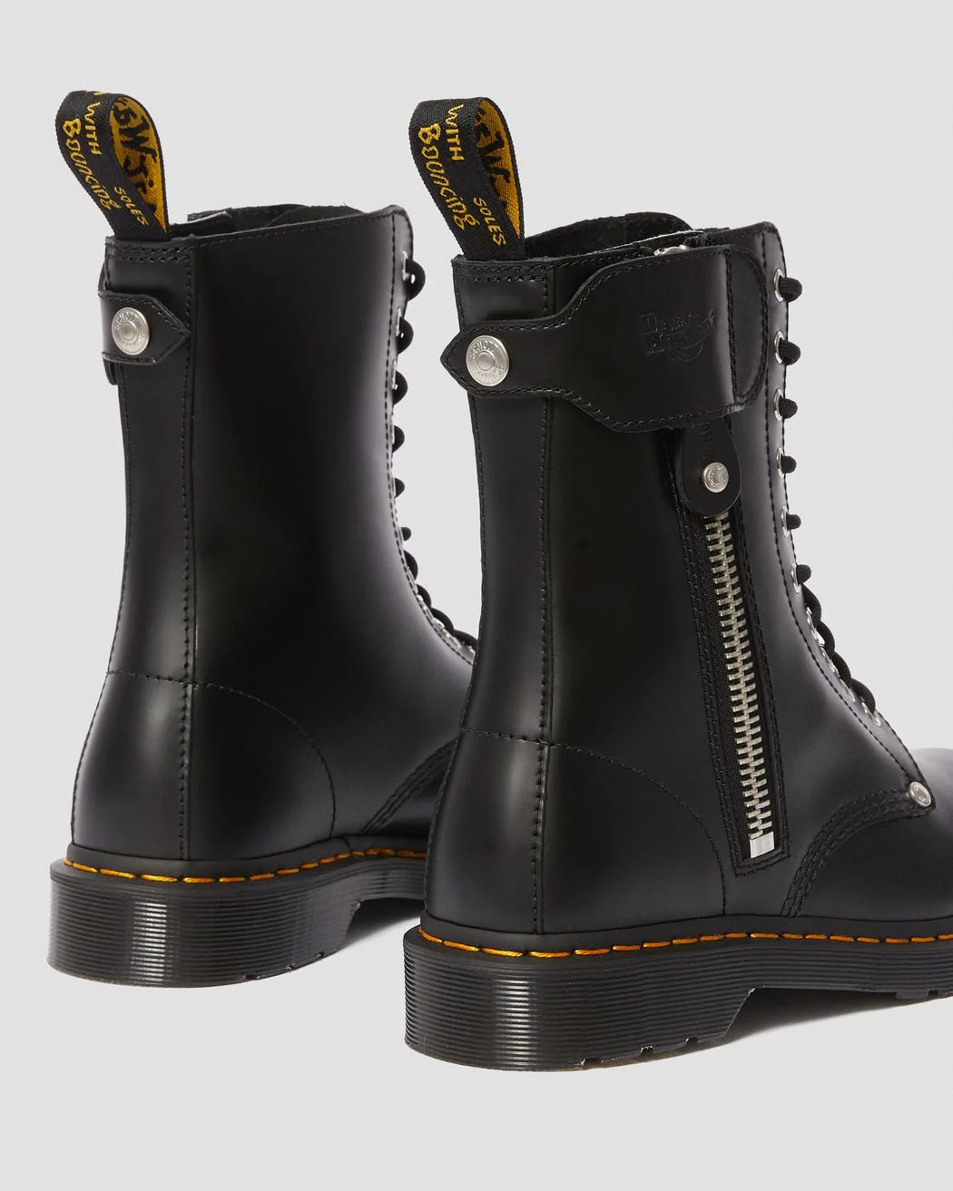 1490 SCHOTT BLACK SMOOTH BOOT - Image 4