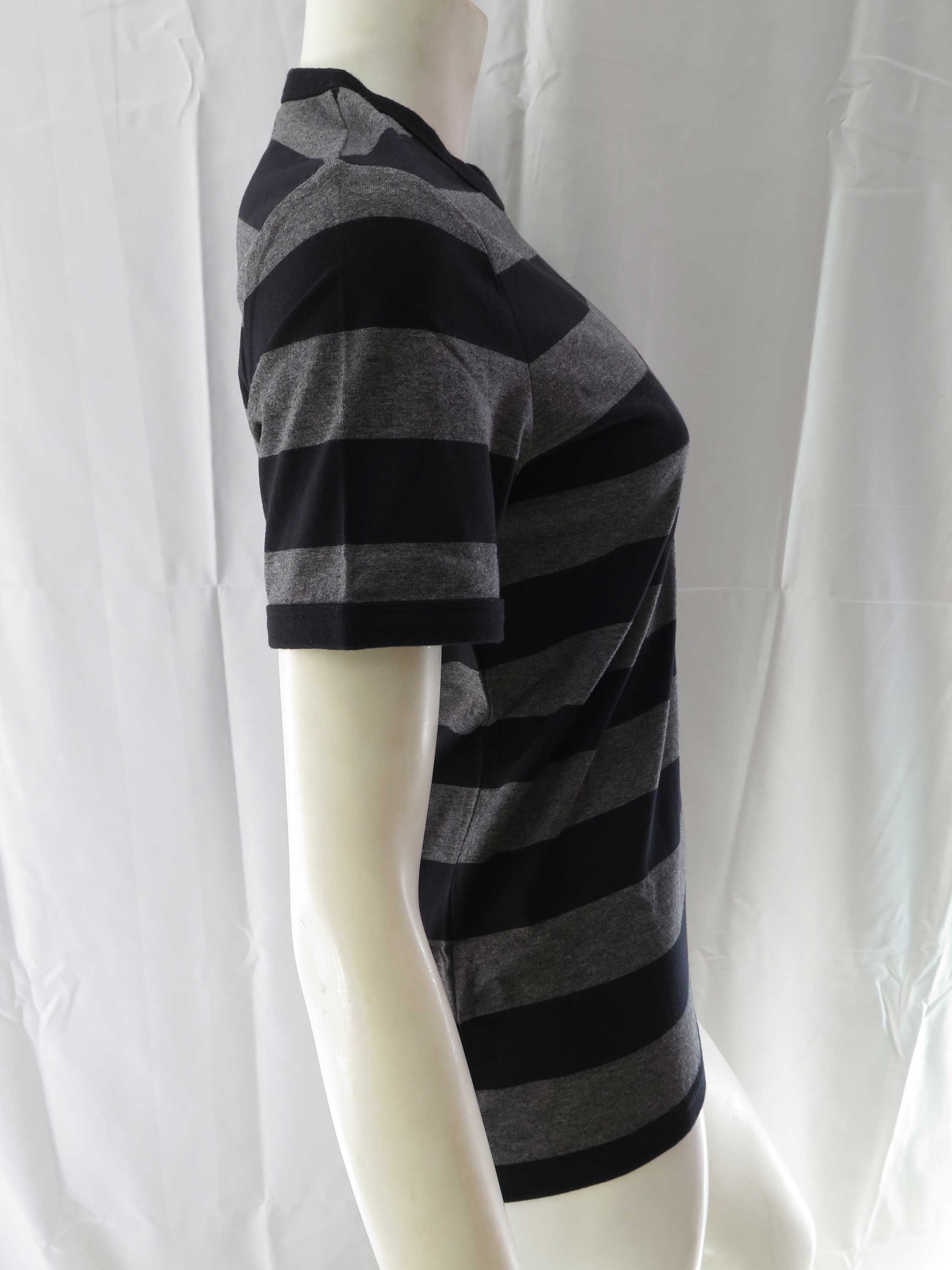 Fred Perry Ladies Stripe Ringer T-Shirt (blk) - Image 3