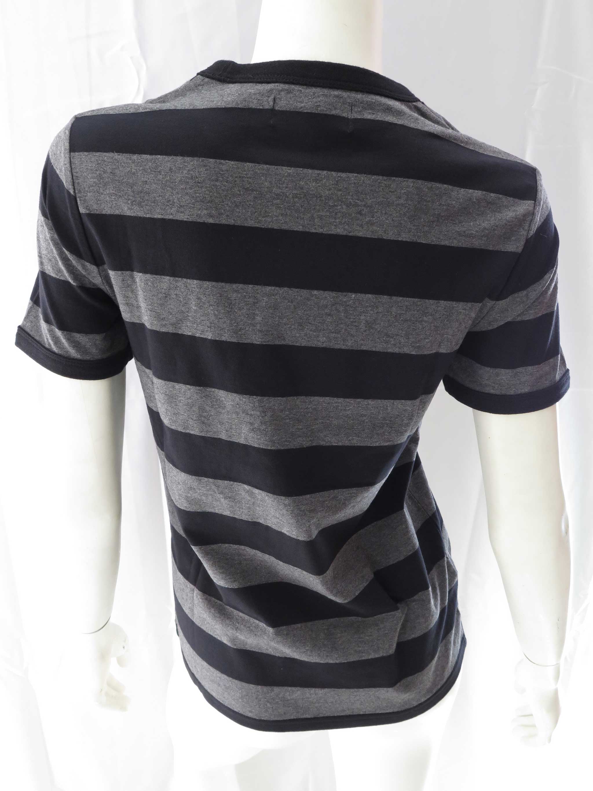 Fred Perry Ladies Stripe Ringer T-Shirt (blk) - Image 4