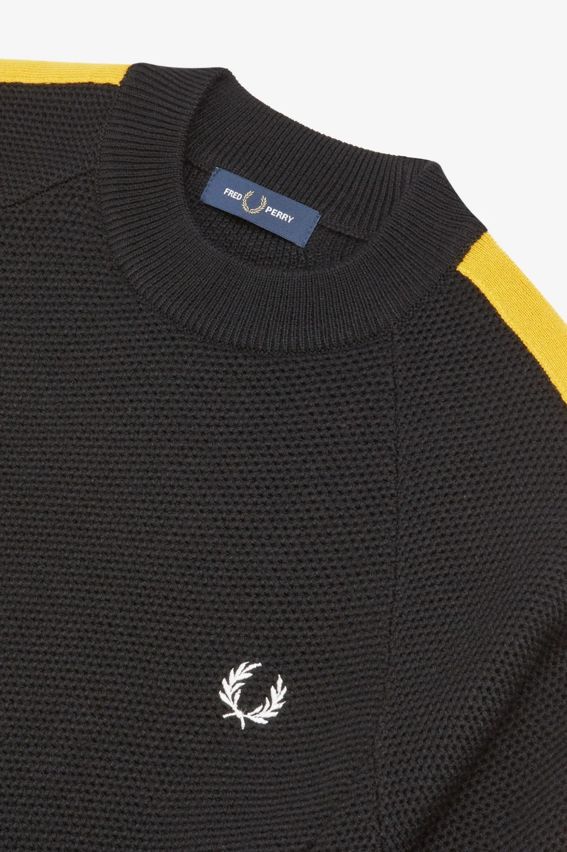 Tipped Sleeve Crew Neck Jumper - Image 4