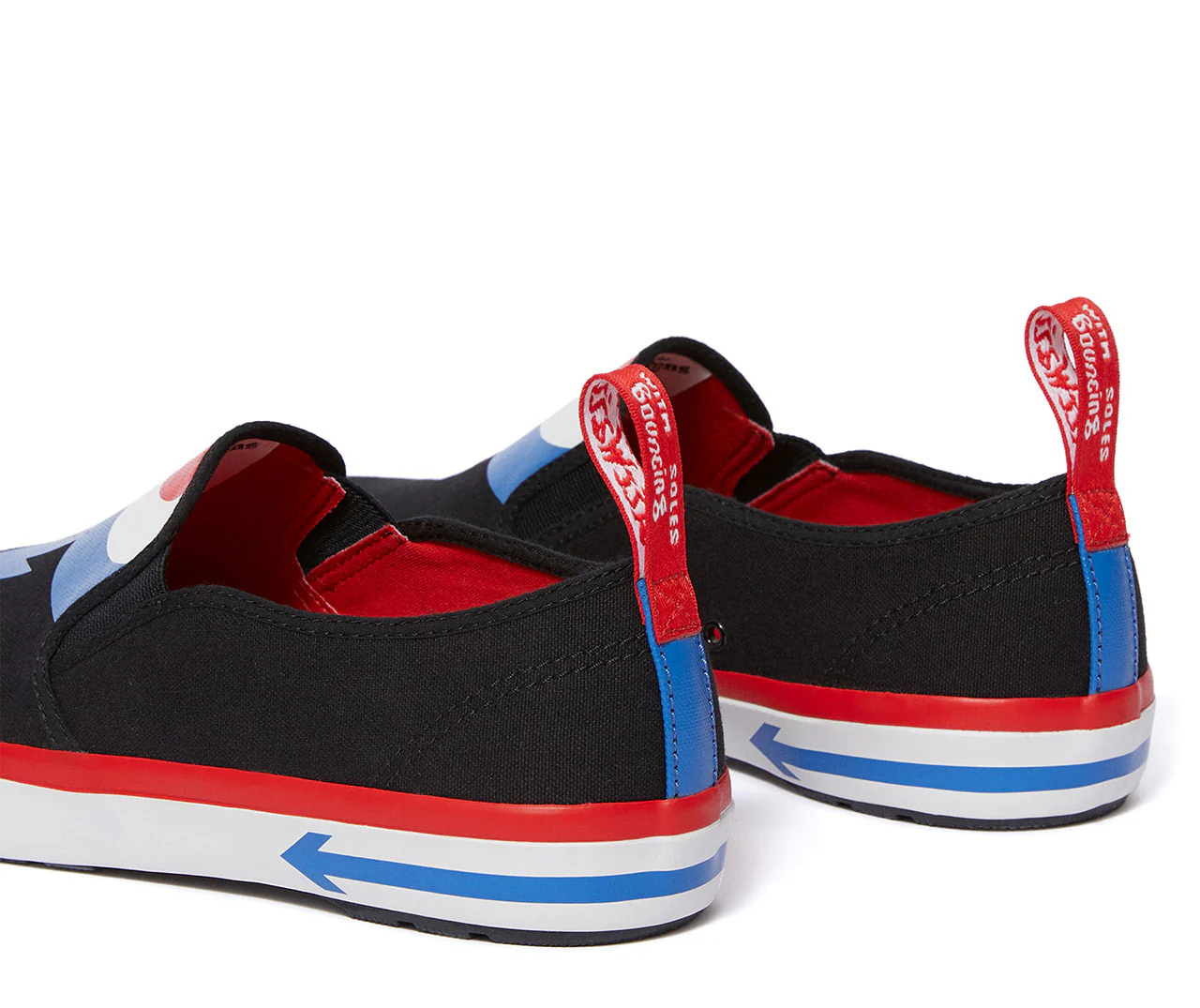 TOOMEY WHO BLACK TARGET CANVAS SHOE - Image 3