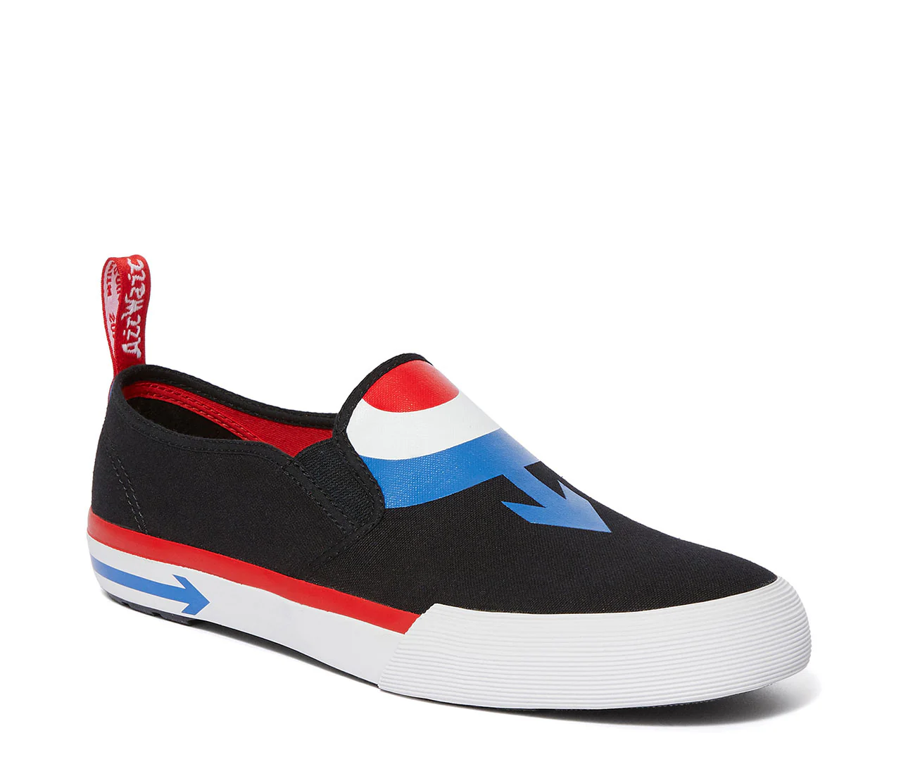 TOOMEY WHO BLACK TARGET CANVAS SHOE - Image 4