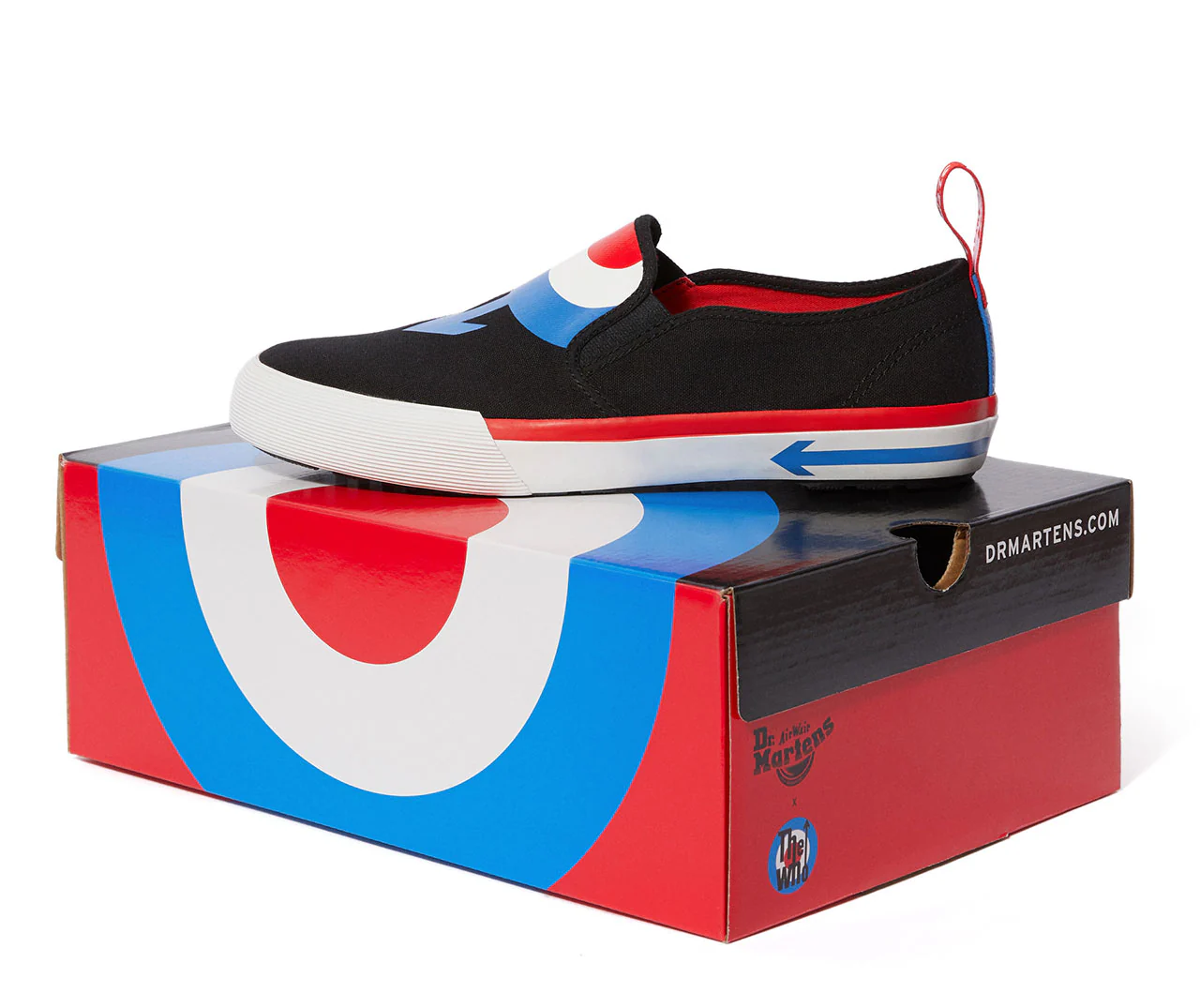 TOOMEY WHO BLACK TARGET CANVAS SHOE - Image 7