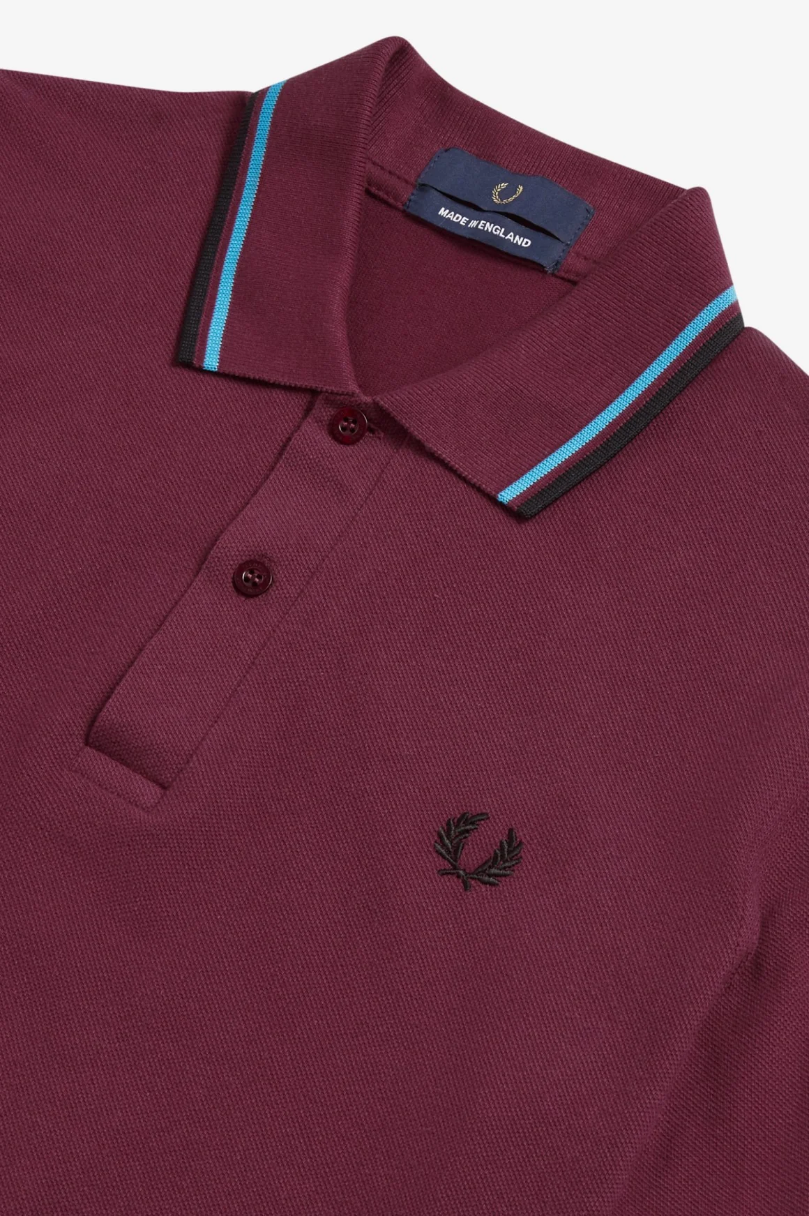 Twin Tipped Fred Perry Shirt Made In England - Image 4