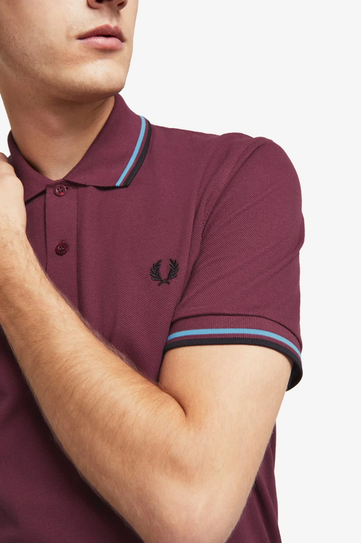Twin Tipped Fred Perry Shirt Made In England - Image 5