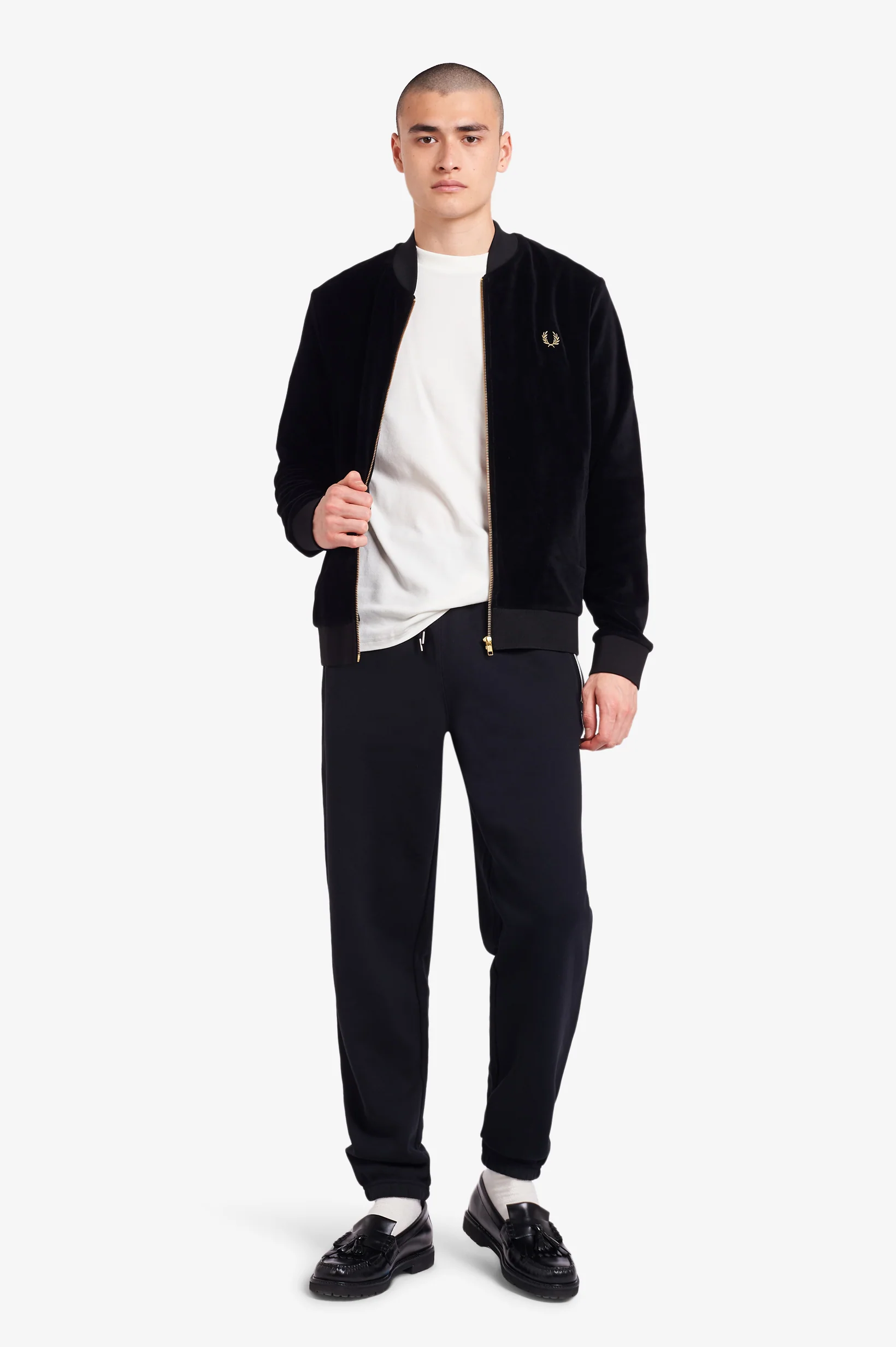 Velour Bomber Jacket - Image 4