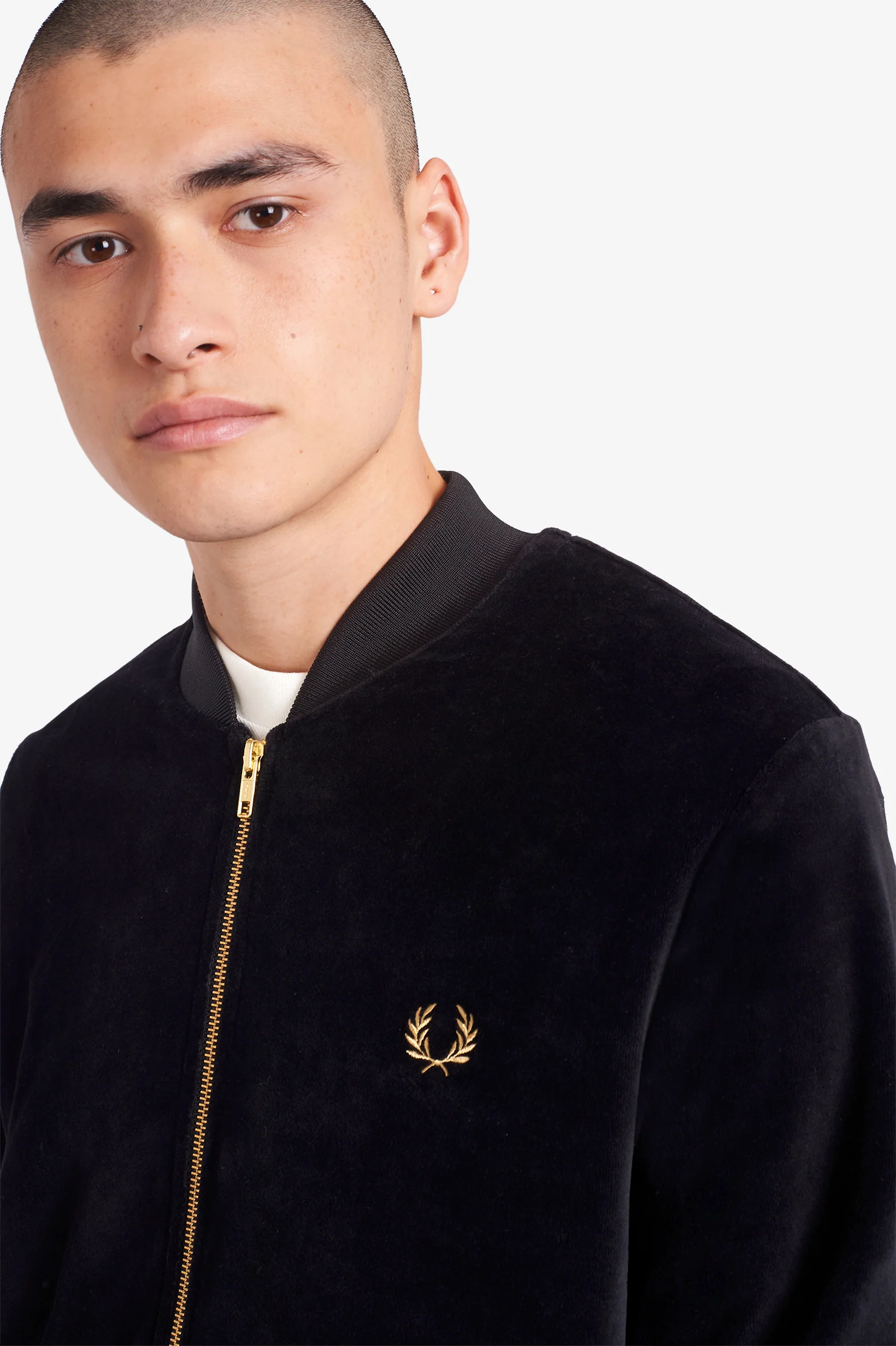 Velour Bomber Jacket - Image 5